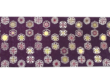 画像をギャラリービューアに読み込む, 半幅帯 WAKKA半幅帯 単品 グレー 兎 半巾帯 紫 花 リバーシブル 大兎祭 服 着物 帯 カジュアル レディース アレンジ 細帯 四寸 日本製 女性 和装 和服 あす楽