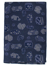 画像をギャラリービューアに読み込む, 洗える着物 コーディネートセット 袷 Lサイズ 水色 瓢箪 きもの 紺 帯柄 名古屋帯 黄色 正絹帯揚げ帯締め みすずうた 4点セット 小紋 レディース 女性 プレタ 和装 和服