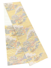 画像をギャラリービューアに読み込む, 袋帯 フォーマル 六通 ゴールド 風景 礼装用 帯 長嶋成織物 山 建物 流水 草花 四季 仕立て上がり 留袖 色留袖 訪問着 新品 未使用 日本製 レディース 女性 着物 結婚式 パーティー 園遊会 式典 和装 和服 正絹 送料無料 卒業式 入学式