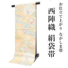 画像をギャラリービューアに読み込む, 袋帯 フォーマル 六通 ゴールド 孔雀 礼装用 帯 長嶋成織物 おしどり 桜 牡丹 流水 仕立て上がり 留袖 色留袖 訪問着 新品 未使用 日本製 レディース 女性 着物 結婚式 パーティー 園遊会 式典 和装 和服 正絹 送料無料 卒業式 入学式