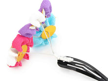 画像をギャラリービューアに読み込む, 七五三 髪飾り 2点セット ちりめん 3歳 7歳 ピンク 水色 梅 髪かざり 紫 白 つまみ細工 子供 着物 和装 和小物 キッズ 女の子 コサージュ パッチンどめ ヘアクリップ