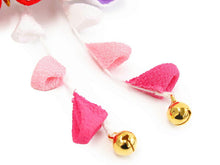 画像をギャラリービューアに読み込む, 七五三 髪飾り 2点セット ちりめん 3歳 7歳 ピンク 水色 梅 髪かざり 紫 白 つまみ細工 子供 着物 和装 和小物 キッズ 女の子 コサージュ パッチンどめ ヘアクリップ