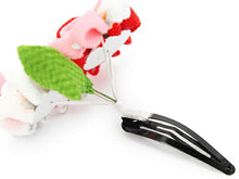 画像をギャラリービューアに読み込む, 七五三 髪飾り 2点セット ちりめん 3歳 7歳 ピンク 水色 梅 髪かざり 紫 白 つまみ細工 子供 着物 和装 和小物 キッズ 女の子 コサージュ パッチンどめ ヘアクリップ