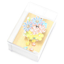 画像をギャラリービューアに読み込む, 七五三 髪飾り ちりめん 3歳 7歳 水色 梅 髪かざり ピンク 黄色 つまみ細工 子供 着物 和装 和小物 キッズ 女の子 コサージュ パッチンどめ ヘアクリップ