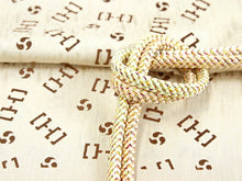 画像をギャラリービューアに読み込む, 帯揚げ 帯締め セット 正絹 カジュアル向き 丸組 ベージュ 巴柄 地紋 帯あげ 薄ピンク 黄緑 帯〆 和装 小物 レディース 女性 婦人 おびあげ おびじめ ネコポス便可能 あす楽