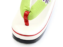 画像をギャラリービューアに読み込む, 草履 卒業式 成人式 白 土台 黄緑 牡丹 鼻緒 刺繍 ぞうり 単品 フリーサイズ 黒 赤 Wa de Modarn 振袖 袴 レディース ゾウリ 女性用 フォーマル 履物 着物 きもの 和装小物