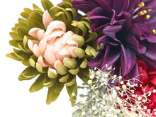 画像をギャラリービューアに読み込む, 成人式 髪飾り 2点セット 濃紫 菊 花 ドライフラワー 卒業式 前撮り 袴 はかま 振袖 結婚式 和装 和服 着物 かんざし コサージュ ヘアアクセサリー