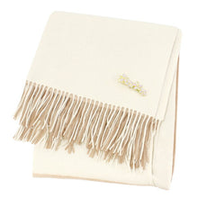 画像をギャラリービューアに読み込む, ストール ポンチョ クリップ付 レディース チェック ベージュ ウール 格子 パープル 花 クリップ フリーサイズ 薄紫 ミディアム丈 カジュアル おしゃれ 秋 冬 ショール 肩掛け 大判 防寒 女性 和装 あす楽