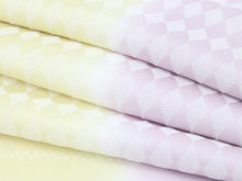 画像をギャラリービューアに読み込む, 帯揚げ 帯締め セット 絹 カジュアル 平組 黄色 紫 二色ぼかし 菱 帯あげ ピンク オレンジ 帯〆 丹後ちりめん 日本製 金 ダイヤ 色無地 付け下げ 小紋 パーティー 和装小物 着付け小物 着物 和 送料無料