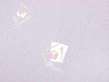 画像をギャラリービューアに読み込む, 着物 洗える着物 フルオーダー 仕立て付 小紋 薄紫 花 東レシルック 菖蒲 飛び柄 反物 和装 和服 袷 単衣 春 秋 冬 レディース 女性 きもの 羽織 コート カジュアル 上品 大久保信子 TORAY sillook 送料無料