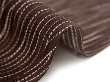 画像をギャラリービューアに読み込む, 着物 洗える着物 フルオーダー 仕立て付 小紋 焦げ茶 雨縞 東レシルック 反物 ベージュ 縞 和装 和服 袷 単衣 春 秋 冬 レディース 女性 きもの 羽織 コート カジュアル 上品 TORAY sillook 送料無料