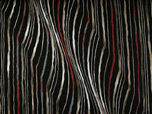 画像をギャラリービューアに読み込む, 着物 洗える着物 フルオーダー 仕立て付 小紋 黒 よろけ縞 東レシルック 反物 ストライプ 和装 和服 袷 単衣 春 秋 冬 レディース 女性 きもの 羽織 コート カジュアル 上品 TORAY sillook 大久保信子 送料無料