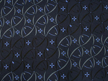 画像をギャラリービューアに読み込む, 着物 洗える着物 フルオーダー 仕立て付 小紋 濃藍 小花 東レシルック 市松格子 チェック 反物 和装 和服 袷 単衣 春 秋 冬 レディース 女性 きもの 羽織 コート カジュアル 上品 TORAY sillook 大久保信子 送料無料