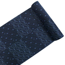 画像をギャラリービューアに読み込む, 着物 洗える着物 フルオーダー 仕立て付 小紋 濃藍 小花 東レシルック 市松格子 チェック 反物 和装 和服 袷 単衣 春 秋 冬 レディース 女性 きもの 羽織 コート カジュアル 上品 TORAY sillook 大久保信子 送料無料