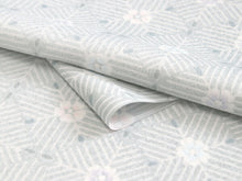 画像をギャラリービューアに読み込む, 着物 洗える着物 フルオーダー 仕立て付 小紋 薄緑 花菱 東レシルック 若松菱 格子 反物 和装 和服 袷 単衣 春 秋 冬 レディース 女性 きもの 羽織 コート カジュアル 上品 TORAY sillook 大久保信子 送料無料