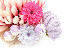 画像をギャラリービューアに読み込む, 成人式 髪飾り ピンク 菊 ヘアアクセサリー 花 ダリア パープル コーム 卒業式 前撮り 袴 はかま 振袖 結婚式 和装 和服 着物 かんざし あす楽