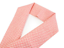 画像をギャラリービューアに読み込む, 半衿 洗える レッド 鹿の子柄 はんえり 赤 ふくれ織 単品 レディース 女性 和服 和装 着物 カジュアル 半襟 洗濯可 和装小物 着付け小物 あす楽