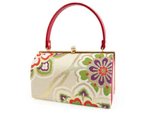 画像をギャラリービューアに読み込む, 草履バッグセット 振袖 二尺袖 袴 成人式 卒業式 白灰色地 花 華紋 赤 レッド オフホワイト フリー サイズ フォーマル 謝恩会 結婚式 披露宴 パーティー 和装小物 3枚芯 草履 バッグ 帯生地 おしゃれ 女性 送料無料 あす楽