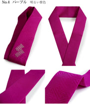 画像をギャラリービューアに読み込む, 重ね襟 袴 伊達衿 正絹 13色 振袖 二尺袖向き ピン 2個付き 紗綾型 レッド ピンク パープル ネイビー ブルー グリーン 黄緑 イエロー オレンジ 日本製 成人式 卒業式 女性 着物 結婚式 七五三 入学式 訪問着 付下げ 色無地 フォーマル 重ね衿 伊達襟 レディース