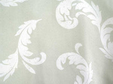 画像をギャラリービューアに読み込む, 洗える着物 コーディネートセット 袷 Mサイズ 黄緑 葉柄 きもの 青灰 幾何学模様 名古屋帯 深緑 正絹帯揚げ帯締め 植物 シダ 四角 4点セット 帯 小紋 レディース 女性 プレタ 和装 和服