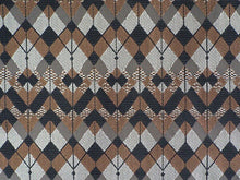 画像をギャラリービューアに読み込む, 洗える着物 コーディネートセット 袷 Lサイズ 青 縞 桜 きもの 黒茶 幾何学模様 名古屋帯 渋水色 水色 正絹帯揚げ帯締め 紺 ブラック ブラウン ピンク 4点セット 帯 小紋 レディース 女性 プレタ 和装 和服