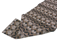 画像をギャラリービューアに読み込む, 洗える着物 コーディネートセット 袷 Lサイズ 青 縞 桜 きもの 黒茶 幾何学模様 名古屋帯 渋水色 水色 正絹帯揚げ帯締め 紺 ブラック ブラウン ピンク 4点セット 帯 小紋 レディース 女性 プレタ 和装 和服