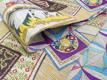 画像をギャラリービューアに読み込む, 半幅帯 絹 レディース 召しませ華 ベージュ地 絵手紙 細帯 花柄 リバーシブル 長尺 4m 日本製 洒落帯 四寸 単品 女性 新品 送料無料 お仕立て上がり