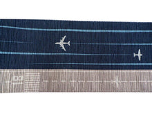 画像をギャラリービューアに読み込む, 角帯 絹 召しませ華 日本製 単品 紺 飛行機 空港 旅行 男帯 リバーシブル 日本製 着物 正絹 帯 男性 男物 男 紳士 メンズ 浴衣 着物 和服 送料無料