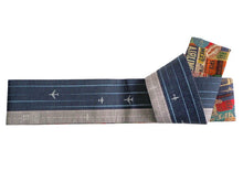 画像をギャラリービューアに読み込む, 角帯 絹 召しませ華 日本製 単品 紺 飛行機 空港 旅行 男帯 リバーシブル 日本製 着物 正絹 帯 男性 男物 男 紳士 メンズ 浴衣 着物 和服 送料無料