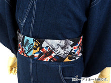 画像をギャラリービューアに読み込む, 角帯 絹 召しませ華 日本製 単品 ロックギター UKロック 男帯 リバーシブル 日本製 着物 正絹 帯 男性 男物 男 紳士 メンズ 浴衣 着物 和服 送料無料