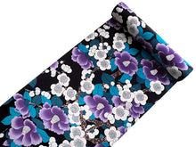 画像をギャラリービューアに読み込む, 長襦袢 洗える 反物 東レ 岡重 シルック フルオーダー 仕立て付 黒 梅 椿 女性 レディース 襦袢 無双袖 長じゅばん 着物 和装 和服 きもの 単品 インナー おしゃれ TORAY sillook 送料無料