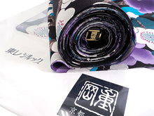 画像をギャラリービューアに読み込む, 長襦袢 洗える 反物 東レ 岡重 シルック フルオーダー 仕立て付 黒 梅 椿 女性 レディース 襦袢 無双袖 長じゅばん 着物 和装 和服 きもの 単品 インナー おしゃれ TORAY sillook 送料無料