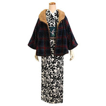 画像をギャラリービューアに読み込む, ケープポンチョ 2color 着物にはもちろん洋服にも使える ケープ ポンチョ 和装 コート お家でおしゃれな半纏がわりに 着物 レディース ギフト