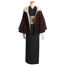 画像をギャラリービューアに読み込む, ケープポンチョ 2color 着物にはもちろん洋服にも使える ケープ ポンチョ 和装 コート お家でおしゃれな半纏がわりに 着物 レディース ギフト