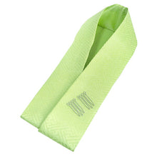 画像をギャラリービューアに読み込む, 重ね衿 伊達衿 正絹 訪問着 付下げ 色無地 向き ライムグリーン 黄緑 ピン 2個付き 紗綾型 日本製 女性 着物 結婚式 七五三 卒業式 入学式 成人式 重ね襟 フォーマル レディース