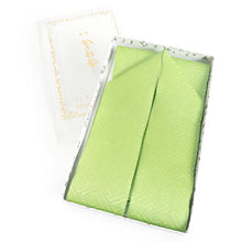 画像をギャラリービューアに読み込む, 重ね衿 伊達衿 正絹 訪問着 付下げ 色無地 向き ライムグリーン 黄緑 ピン 2個付き 紗綾型 日本製 女性 着物 結婚式 七五三 卒業式 入学式 成人式 重ね襟 フォーマル レディース