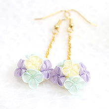画像をギャラリービューアに読み込む, ピアス つまみ細工 ブルー ピンク パープル 花 耳飾り 単品 Chimi Chimi 小ぶり 真鍮 絹 和 可愛い 水色 紫 振袖 二尺袖 袴 成人式 卒業式 パーティー オールシーズン カジュアル 着物 和服 和装 洋服 洋装 アクセサリー