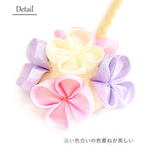 画像をギャラリービューアに読み込む, ピアス つまみ細工 ブルー ピンク パープル 花 耳飾り 単品 Chimi Chimi 小ぶり 真鍮 絹 和 可愛い 水色 紫 振袖 二尺袖 袴 成人式 卒業式 パーティー オールシーズン カジュアル 着物 和服 和装 洋服 洋装 アクセサリー