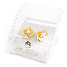 画像をギャラリービューアに読み込む, イヤリング つまみ細工 イエロー グリーン 花 パール ビーズ 耳飾り 単品 Chimi Chimi 小ぶり 真鍮 絹 和 可愛い 黄色 緑 振袖 二尺袖 袴 成人式 卒業式 パーティー オールシーズン カジュアル 着物 和服 和装 洋服 洋装 アクセサ
