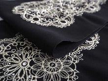 画像をギャラリービューアに読み込む, 半衿 刺繍 振袖用 ブラック ベージュ ゴールド レース ドイリー ラインストーン 黒 金 花 菊 単品 半襟 Wa de Modern レディース ポリエステル 洗える 半えり 女性 和装小物 カジュアル 成人式 卒業式 結婚式 振袖 二尺袖 訪問着