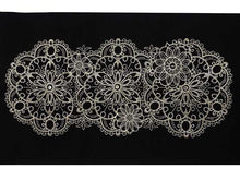 画像をギャラリービューアに読み込む, 半衿 刺繍 振袖用 ブラック ベージュ ゴールド レース ドイリー ラインストーン 黒 金 花 菊 単品 半襟 Wa de Modern レディース ポリエステル 洗える 半えり 女性 和装小物 カジュアル 成人式 卒業式 結婚式 振袖 二尺袖 訪問着