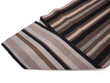 画像をギャラリービューアに読み込む, 洗える着物 コーディネートセット 4点セット 袷 名古屋帯 Mサイズ 茶 茶屋辻 猫 きもの 茶黒 縞 帯 薄抹茶 えんじ 正絹帯揚げ帯締め 松葉仕立て 小紋 レディース 女性 プレタ 和装 和服