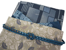 画像をギャラリービューアに読み込む, 洗える着物 コーディネートセット 4点セット 袷 名古屋帯 Mサイズ 青灰 幾何学柄 きもの 薄抹茶 花唐草 猫 帯 青緑 正絹帯揚げ帯締め 動物柄 松葉仕立て 小紋 レディース 女性 プレタ 和装 和服