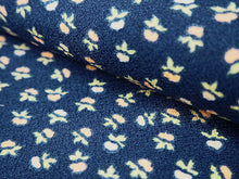 画像をギャラリービューアに読み込む, 洗える着物 コーディネートセット 4点セット 袷 名古屋帯 Lサイズ 青 かぶら きもの 赤茶 南天 帯 薄緑 正絹帯揚げ帯締め 紺 薄茶 ブルー ネイビー ブラウン 松葉仕立て 小紋 レディース 女性 プレタ 和装 和服