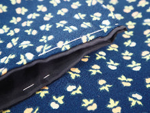 画像をギャラリービューアに読み込む, 洗える着物 コーディネートセット 4点セット 袷 名古屋帯 Lサイズ 青 かぶら きもの 赤茶 南天 帯 薄緑 正絹帯揚げ帯締め 紺 薄茶 ブルー ネイビー ブラウン 松葉仕立て 小紋 レディース 女性 プレタ 和装 和服