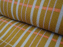 画像をギャラリービューアに読み込む, 洗える着物 コーディネートセット 4点セット 袷 名古屋帯 Lサイズ からし色 格子 きもの ライトグレー 花唐草 帯 桃色 薄茶 正絹帯揚げ帯締め 猫 動物柄 マスタード色 ピンク ブラウン 松葉仕立て 小紋 レディース 女性 プレタ 和