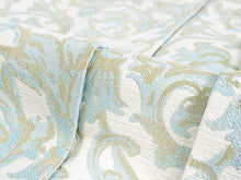 画像をギャラリービューアに読み込む, 袴セット 卒業式 オフホワイト地ブルー牡丹に藤 二尺袖着物 ブルー 更紗 ジャガード 袴 セット 小紋柄 小学生 大学生 専門学校