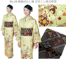 画像をギャラリービューアに読み込む, 訪問着18点フルセット 10柄 洗える訪問着 袋帯 長襦袢 帯揚げ 帯締め 草履バッグ 着付け小物セット 卒業式 入学式 卒入学式 結婚式 七五三 パーティー お茶会 着物 セット