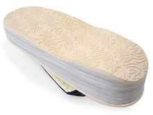 画像をギャラリービューアに読み込む, カレンブロッソ 草履 単品 S M L オフホワイト 土台 黒 格子 鼻緒 白系 レディース カフェ草履 菱屋 Calen Blosso ゾウリ カフェぞうり 女性用 カジュアル 日本製 履物 着物 きもの 和装小物