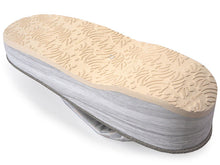 画像をギャラリービューアに読み込む, カレンブロッソ 草履 単品 S M L グレーベージュ 土台 白 格子 鼻緒 白系 レディース カフェ草履 菱屋 Calen Blosso ゾウリ カフェぞうり 女性用 カジュアル 日本製 履物 着物 きもの 和装小物